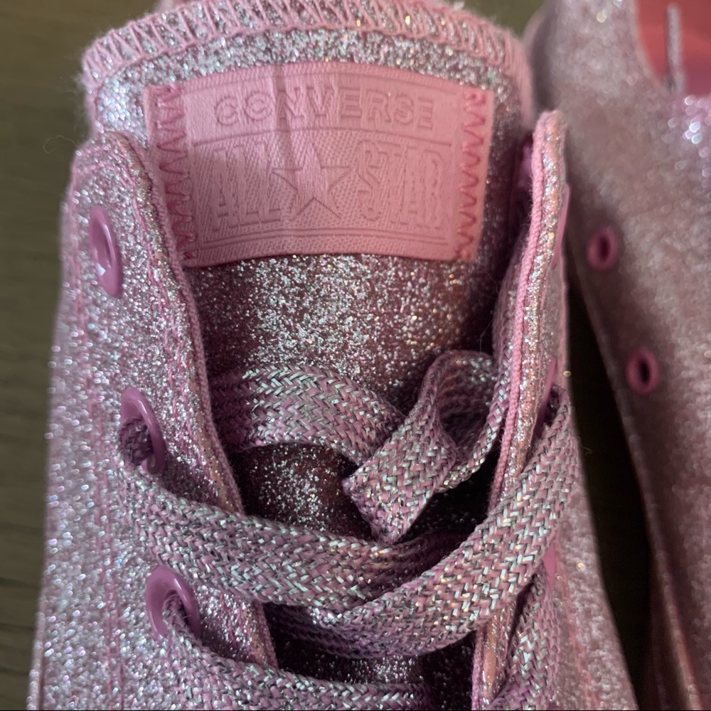 Converse- pink all over glitter - Picture 4 of 4